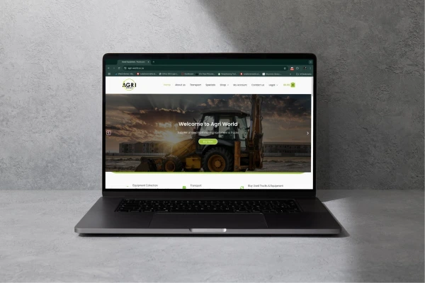 agri world website design bluestone digital