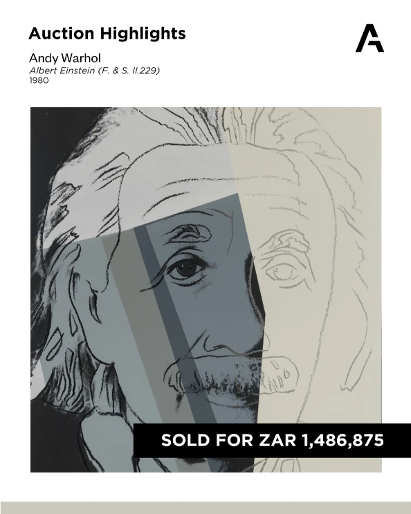 andy warhol albert einstein (f. & s. ii.229) 1980