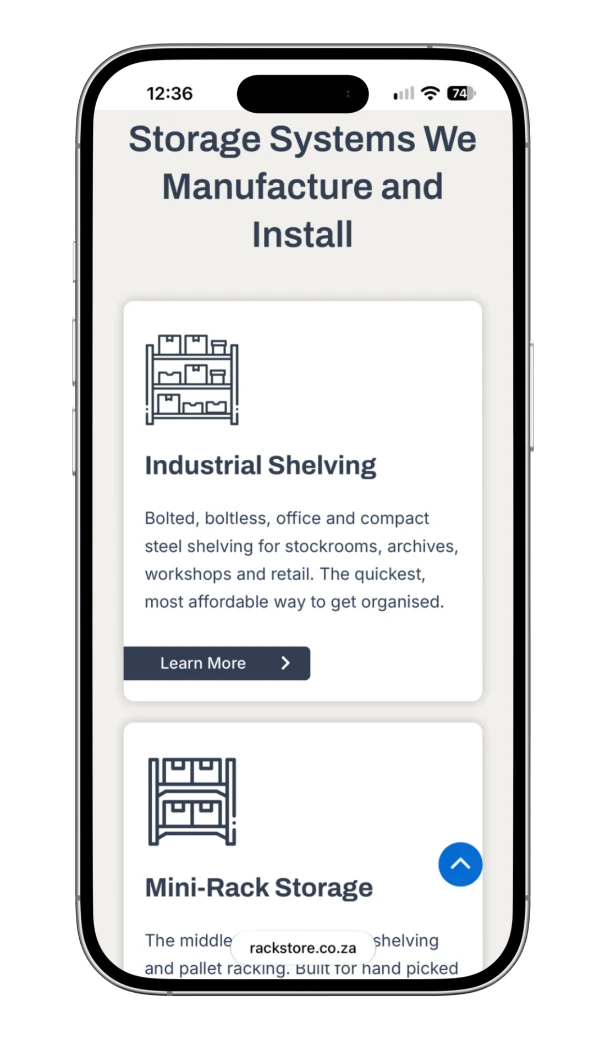 rackstore website build project mobile1