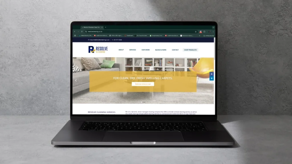 resolve cleaning social media bluestone digital