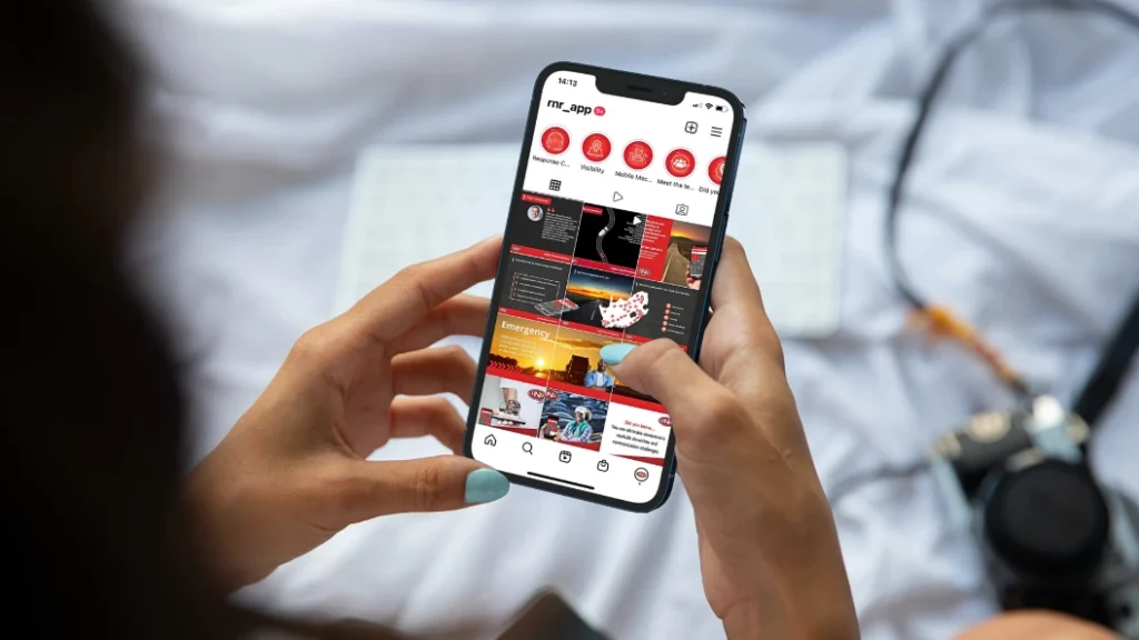 rnr app social media