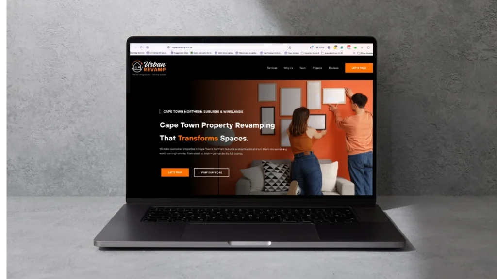 urban revamp website design